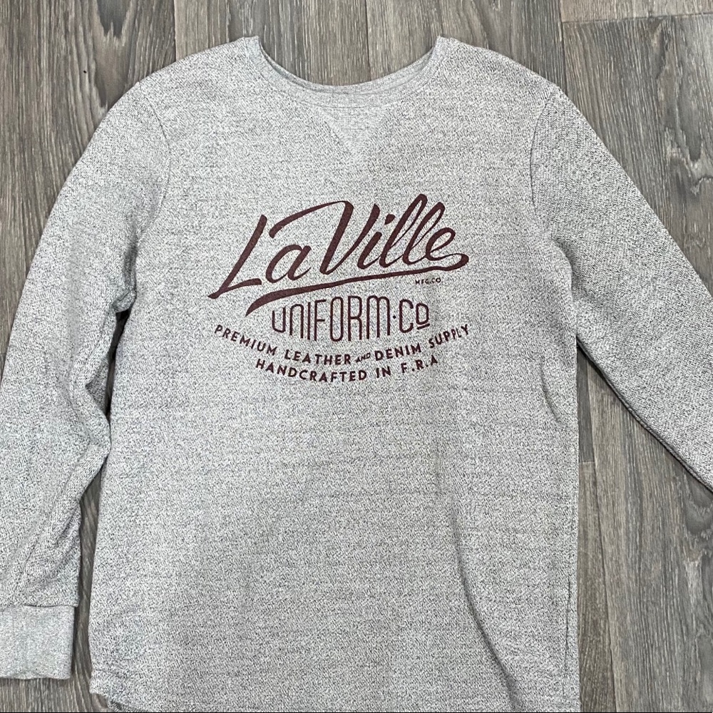 La Ville Graphic Fleece Sweater